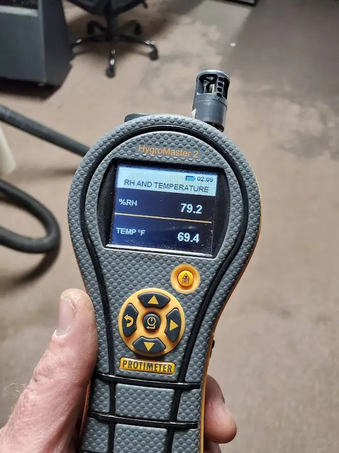 Moisture meter humidity assessment for Fire & Smoke Damage Restoration in Midway City